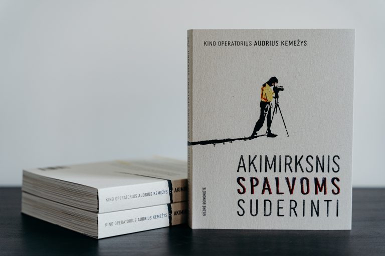 book “Cinematographer Audrius Kemežys: a blink of an eye for colour matching”